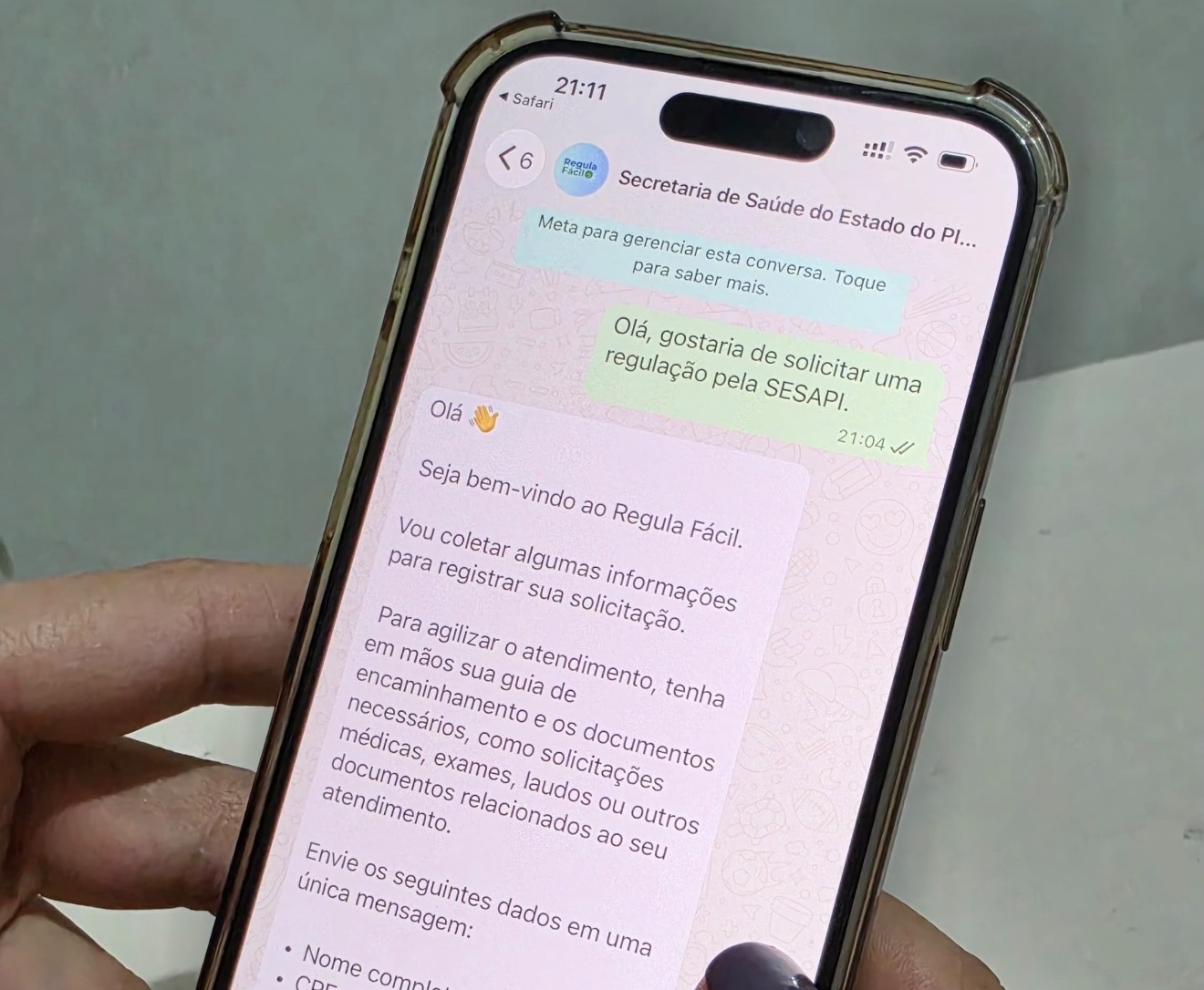 Regula Fácil passa a permitir agendamento de consultas, exames e cirurgias eletivas pelo celular