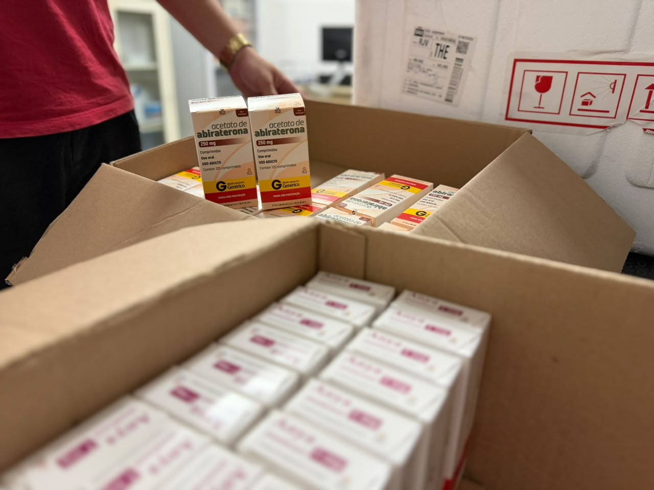 São Marcos recebe insumos e medicamentos para pacientes oncológicos
