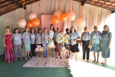 Secretaria de Assistência Social de Santo Antônio de Lisboa realiza comemoração para os aniversariantes do mês do Grupo Reviver