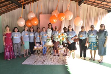 Secretaria de Assistência Social de Santo Antônio de Lisboa realiza comemoração para os aniversariantes do mês do Grupo Reviver
