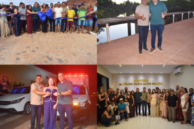 Prefeito Marciano Macêdo realiza maratona de inaugurações e entrega importantes investimentos em Aroeiras do Itaim