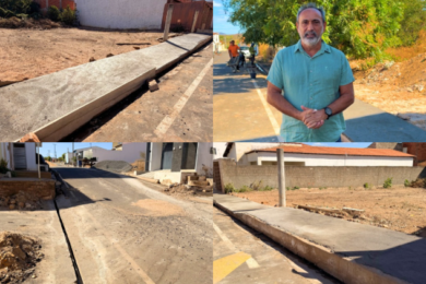 Prefeitura de Santo Antônio de Lisboa inicia construção de calçadas e sarjetas para reforçar infraestrutura urbana