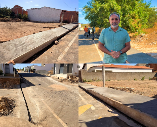 Prefeitura de Santo Antônio de Lisboa inicia construção de calçadas e sarjetas para reforçar infraestrutura urbana