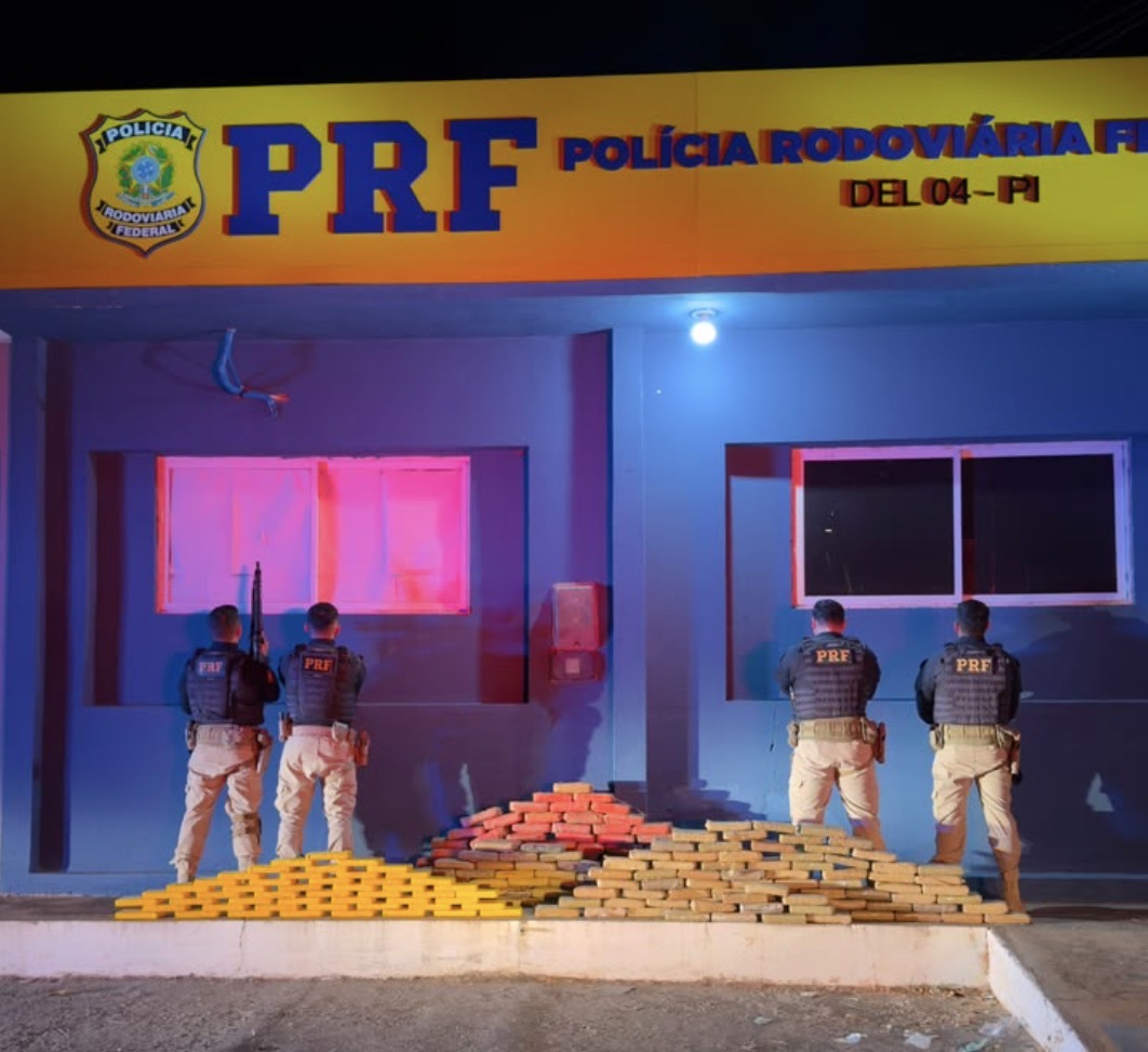 Apreensão milionária: PRF encontra 273,5 kg de drogas escondidos em carreta em Picos