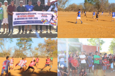 Aroeiras do Itaim dá início ao Campeonato Municipal de Futebol Amador 2026