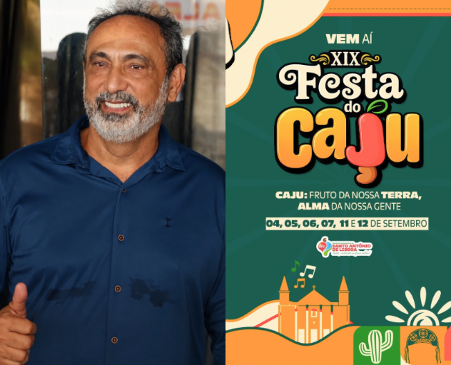 Prefeito Erivaldo Lopes anuncia XIX Festa do Caju com seis dias de programação em Santo Antônio de Lisboa
